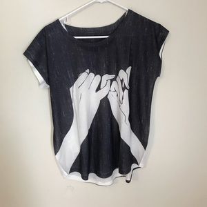 Cap sleeve t shirt